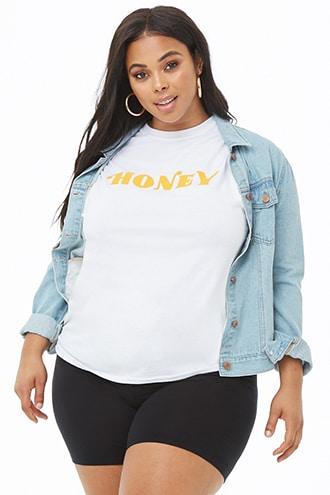 Forever21 Plus Size The Style Club Honey Tee