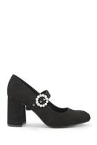 Forever21 Faux Suede Mary Jane Pumps