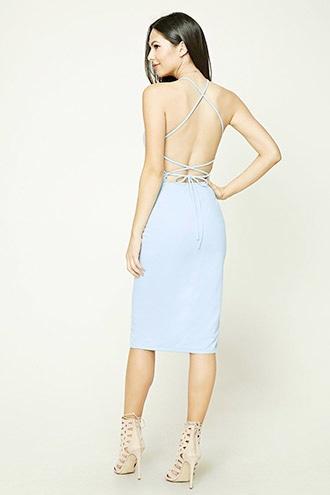 Forever21 Faux Suede Self-tie Dress