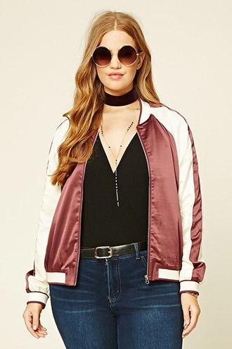 Forever21 Plus Women's  Plus Size Souvenir Jacket