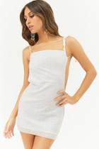 Forever21 Open-back Eyelet Raw-cut Mini Dress
