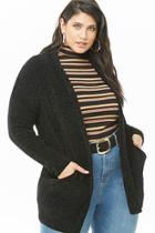 Forever21 Plus Size Chenille Open-front Cardigan