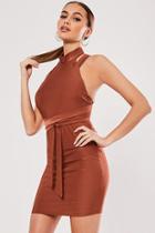 Forever21 Missguided Mock Neck Bodycon Dress