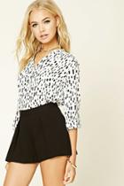 Forever21 Women's  Contemporary Geo-print Top