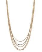 Rhinestone & Chain Necklace