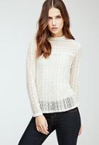 Forever21 Embroidered Lace Blouse