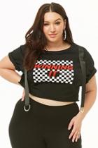 Forever21 Plus Size Winning It Graphic Cropped Tee