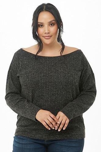 Forever21 Plus Size Wide-ribbed Top
