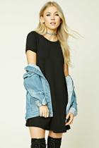 Forever21 Rolled Cuff Swing Dress