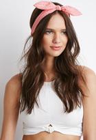 Forever21 Gingham Pattern Headwrap