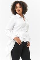 Forever21 Plus Size High-low Ruffle Shirt