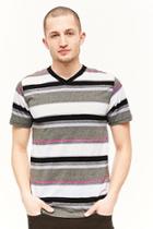 Forever21 Montage Variegated Striped Tee