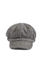 Forever21 Tweed Herringbone Cabby Hat