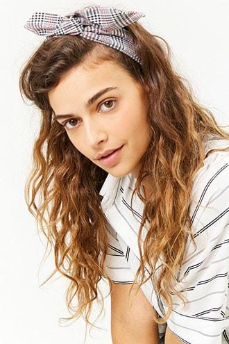 Forever21 Multicolor Glen Plaid Headwrap