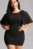 Forever21 Plus Size Cape Sleeve Dress