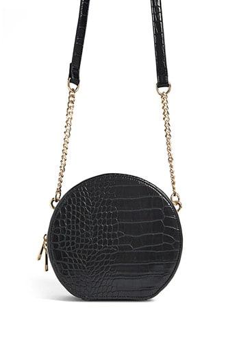 Forever21 Faux Croc Skin Crossbody Bag