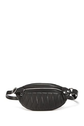 Forever21 Quilted Faux Leather Belt Bag