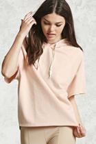 Forever21 Boxy Short-sleeve Hoodie