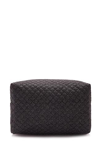 Forever21 Quilted Glitter Makeup Bag