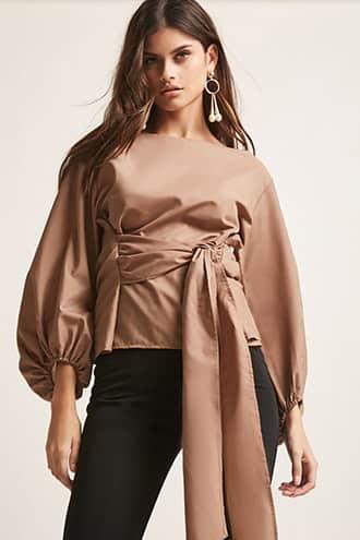 Forever21 Billowy Boat Neck Top