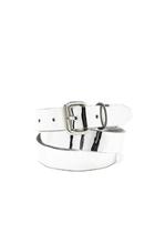 Forever21 Reflective Faux Leather Belt