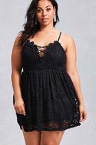 Forever21 Plus Size Lace Skater Dress