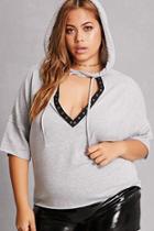 Forever21 Plus Size Cutout Hoodie