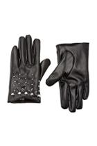 Forever21 Faux Leather Stud Gloves