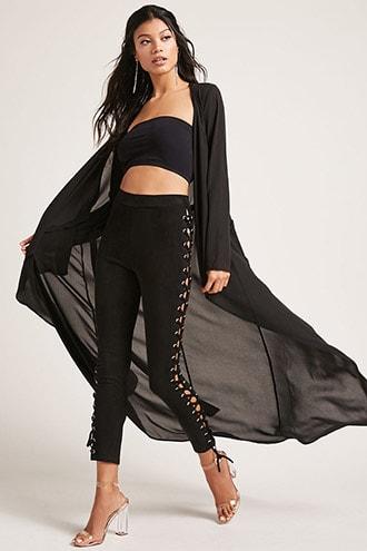 Forever21 Belted Self-tie Trench Coat