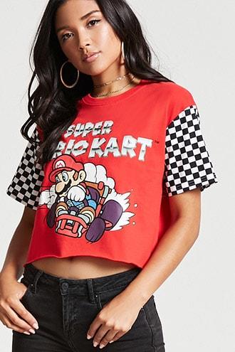 Forever21 Super Mario Kart Graphic Tee