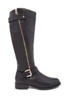 Forever21 Plus Knee-high Faux Leather Boots (wide)