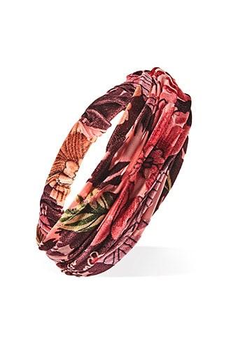 Forever21 Floral Velvet Burnout Headwrap