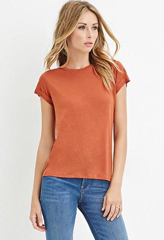 Love21 Women's  Classic Knit Tee