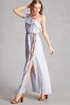 Forever21 Ruffled One-shoulder Maxi Dress