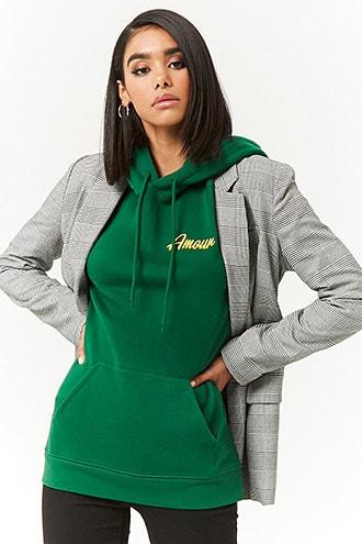 Forever21 Amour Hoodie Sweatshirt