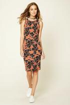 Love21 Women's  Contemporary Floral Tank Dress