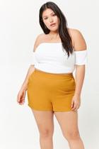 Forever21 Plus Size Woven High-rise Shorts