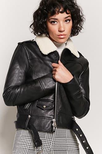 Forever21 Faux Shearling Flight Jacket