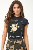 Forever21 The Chainsmokers Floral Graphic Tee