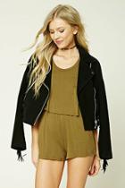 Forever21 Mock Two-piece Romper