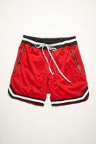 Forever21 Crysp Striped-trim Basketball Shorts