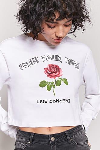 Forever21 Free Your Mind Top
