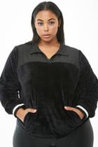 Forever21 Plus Size Faux Fur Half-zip Pullover