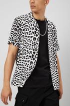 Forever21 Fitted Leopard Print Shirt