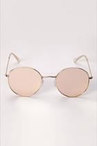 Forever21 Round Flat Lens Sunglasses  Rocco