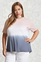 Forever21 Plus Size Dip-dye Tee