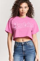 Forever21 Barbie Logo Cropped Tee