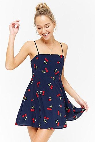 Forever21 Cherry Cami Dress