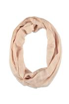 Forever21 Pink Woven Infinity Scarf