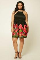 Forever21 Plus Size Floral Print Dress